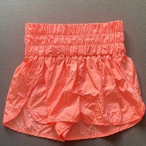 Free People Movement Shorts in Peach - size medium